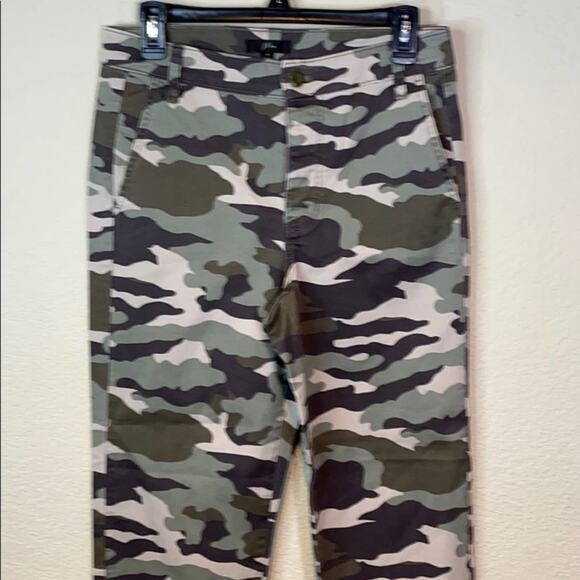 J. Crew Button Fly Camo Skinny Pants - Picture 2 of 8